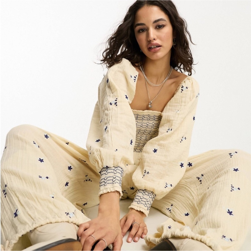 NWT free people dahlia onesie jumpsuit XS